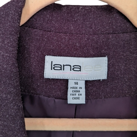 14 • Lana Lee • Plum Purple Blazer Jacket - Picture 7 of 8